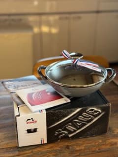 新品・未使用】STAUB ストウブ ベビーウォック 16cm グレー - メルカリ