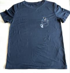 まとめ買いでお得！！宇宙飛行士の黒Tシャツのサムネイル