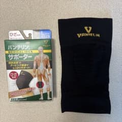 バンテリン サポーター ひざ専用 Lサイズ ブラックのサムネイル