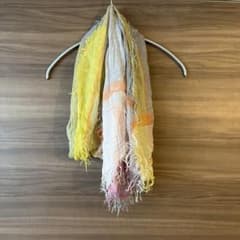 ディーゼル　イエロー ピンク グラデーション ストールのサムネイル