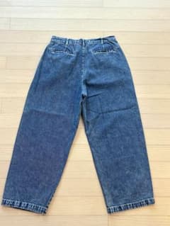 Benoビーノ　ワイドデニムパンツ　ファッション　レディース　メンズLサイズのサムネイル