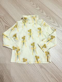 mini rodini 花柄タートルネックTシャツ 12-18M - メルカリ