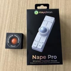 Keychron Nape Pro ホワイト本体 トラックボール橙 - メルカリ