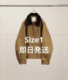 ANCELLM ZIP BLOUSON BEIGE size1 - メルカリ