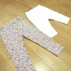 【りーの様専用】美品‼UNIQLOレギンス 90cmのサムネイル