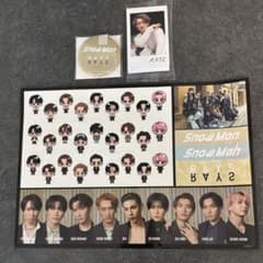 Man RAYS アルバムセット CD・カード・ステッカー SnowMan RAYS 特典 ステッカーシート - メルカリ