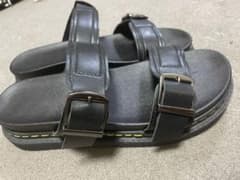 メンズ黒　サンダルのサムネイル