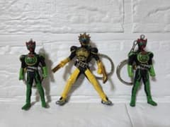 仮面ライダーオーズ フィギュア キーホルダー 3体セットのサムネイル