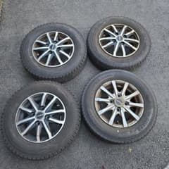 大田区 引取り 限定 タイヤ付アルミホイール 4本セット 145/80R12