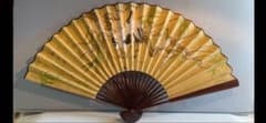 【大型扇子・飾り扇子】ソルトレイクシティの質屋で'93年購入、日本製？中国製？。 大型扇子・飾り扇子】ソルトレイクシティの質屋で'93年購入、日本製