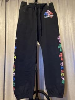 新品】CHROMEHEARTS ダガープリント マルチカラー スウェットパンツ 