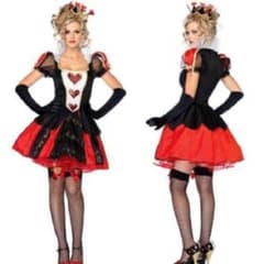 【新品】ハロウィン/コスプレ ハートの女王様 不思議の国のアリスのサムネイル
