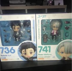 ねんどろいど 勝生勇利 ヴィクトル・ニキフォロフ 2個セットのサムネイル
