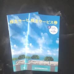 JR東日本旅客鉄道  株主サービス券2冊のサムネイル