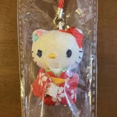 ハローキティ ちりめんシリーズ ストラップ　平成レトロのサムネイル