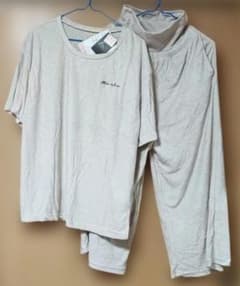 新品 MUMU & Co. ルームウェア 上下セット ベージュ L