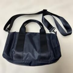 無印良品 MUJI Labo 再生ナイロンミニボストンバッグ 黒 - メルカリ
