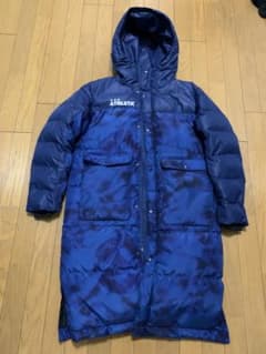 美品 ATHLETA ネイビー迷彩 ベンチコート 160 - メルカリ