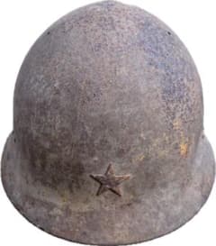 希少 日本軍 九八式鉄帽 五芒星 星章付き 当時物 鉄兜 ラスト一点 骨董 実物 m26083759869_1.jpg?1767925827