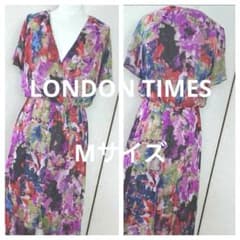 [再値下げ！]ロンドンタイムス花柄ワンピースドレス♡のサムネイル