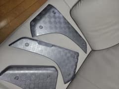 スズキ純正ジムニー コーナーガード フロント JB64JB74JC74 アルミ縞 スズキ純正ジムニー コーナーガード JB64JB74JC74 アルミ縞 - メルカリ