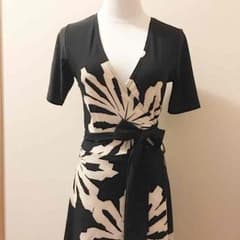 新品★ カシュクールワンピース ラップワンピ キャバワンピ バカンスのサムネイル