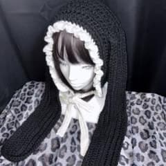 うさ耳ボンネット ハンドメイドのサムネイル