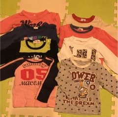 ８０センチ Tシャツ ８枚まとめ売り♡のサムネイル