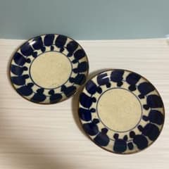 遠藤太郎　約20cm　平皿　木の葉柄　2枚セット 遠藤太郎 約20cm 平皿 木の葉柄 2枚セット - メルカリ