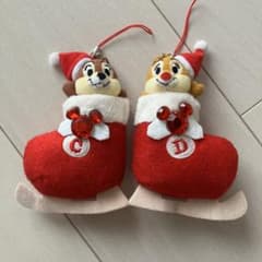 チップとデール クリスマスぬいぐるみストラップのサムネイル