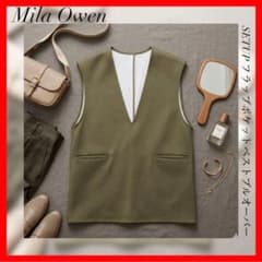 Mila Owen✨SETUP フラップポケットベストプルオーバー フリーサイズ