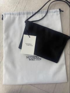 mini NOTHING WRITTEN ブラックショルダーバッグのサムネイル