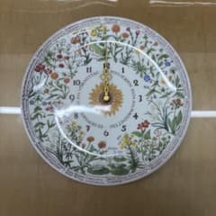 【限定品】ノリタケ　フォン・リンネ・コレクション　掛け時計　動作確認済み 限定品】ノリタケ フォン・リンネ・コレクション 掛け時計 動作確認