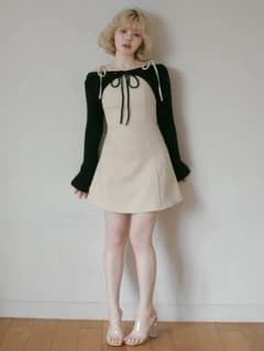 andmary Lamia knit set mini dressのサムネイル