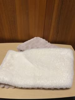 マフラー　白のサムネイル