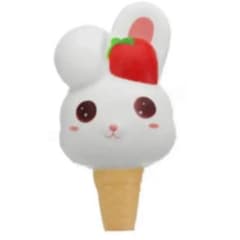 ♡うさぎアイスクリームスクイーズ♡のサムネイル