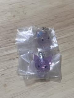 サンリオ クリア　めじるしアクセサリー　マイメロ クロミ　ガチャガチャのサムネイル