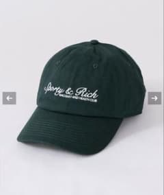 sporty&rich キャップ グリーン 新品未使用タグ付 sporty&rich キャップ グリーン 新品未使用タグ付 - メルカリ