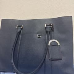BVLGARI トートバッグ ネイビー レザーのサムネイル