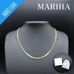 美品】MARIHA サイレント レイン ネックレス ヘリンボーン SV925