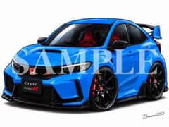 mpmp님 의뢰품입니다♪ HONDA 시빅 TYPE R 데포르메아트