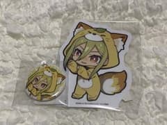 イナズマイレブン くじメイト ミニスタンディ 缶バッジ 亜風炉照美 アフロディのサムネイル