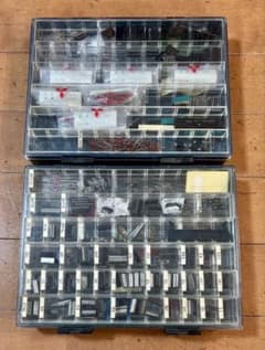 【ヴィンテージ】電子部品 レトロ修理等 74LS LED他 ケース付 電子工作のサムネイル