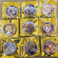 鬼滅の刃 ufotable cafe くじ引き缶バッジ 遊郭編 善逸コンプセットのサムネイル