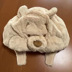 ファンキャップ プーさん　ふわふわ　ベージュのサムネイル