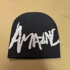 AMAIN ニット帽 ビーニー ブラックのサムネイル