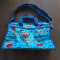 INNER-PRESS ショルダーバッグ 総柄 ブルーのサムネイル