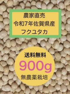 農家直売 令和7年 佐賀県産新大豆 フクユタカ 風体込み1kg 正味900g