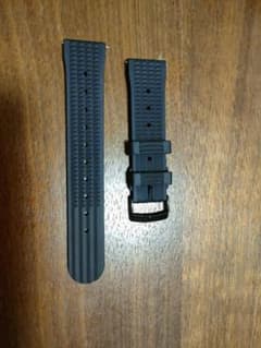 22mm ブラック　 MOD FKM VINTAGE RUBBER STRAPのサムネイル