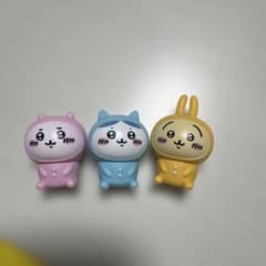 ちいかわ ソフビフィギュア 3体セット パジャマ ちいかわ ハチワレ うさぎのサムネイル